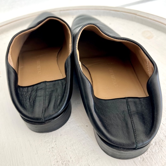 EVERLANE The Modern Babo Mule Slide in Black Leather - 9 - Picture 6 of 13
